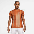 Men's Court Victory Dri-FIT Tennis Top in Campfire Orange/White