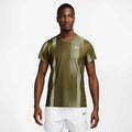 Men's Court Victory Dri-FIT Tennis Top in Olive Flak/White