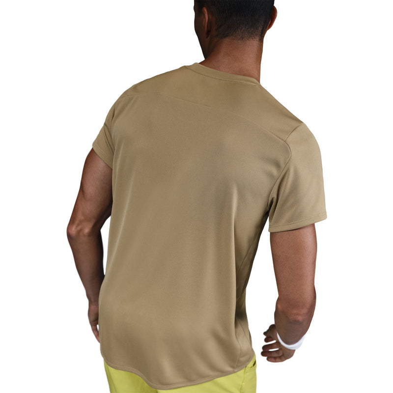 Men's Court Victory Tennis T-Shirt in Parachute Beige/White