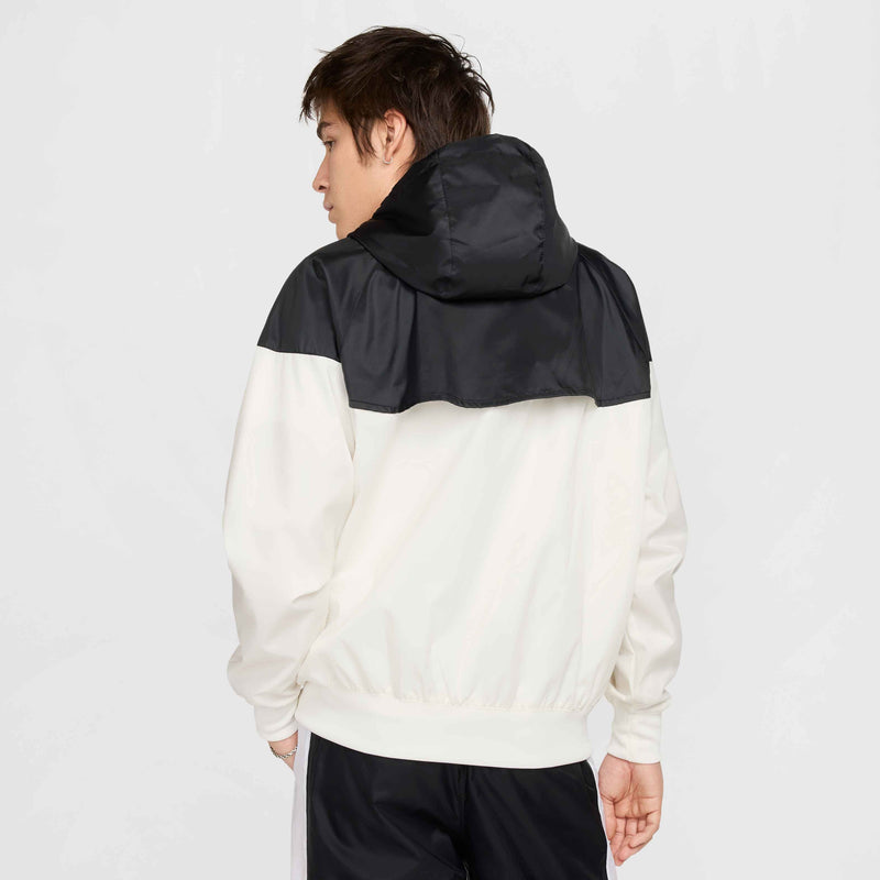 Men's Sportswear Windrunner Men's Hooded Jacket in Sail/Black/Sail/Sail