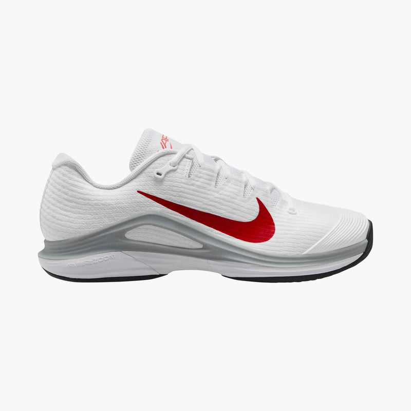 Men's Vapor 12Hard Court Tennis Shoes in White/Lt Crimson-Pure Platinum