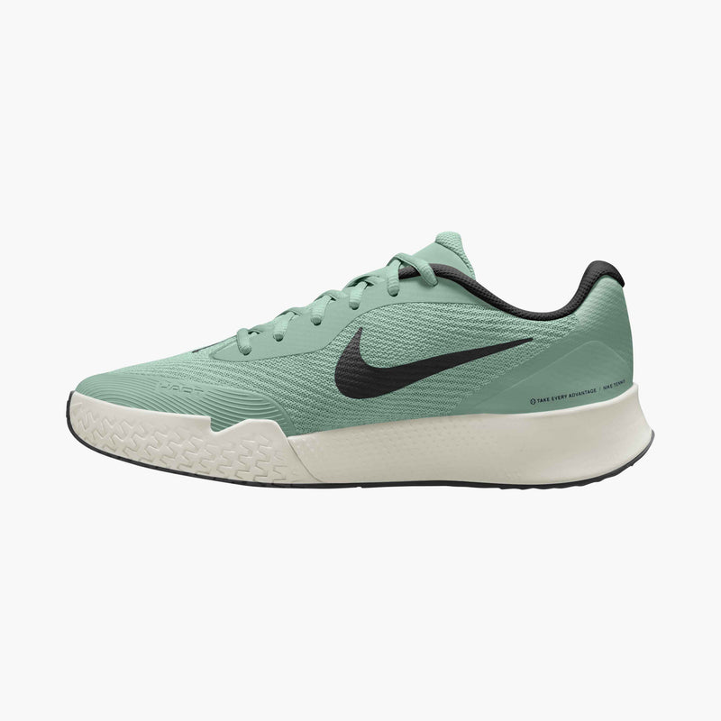 Men's Vapor Lite 3 Hard Court Tennis Shoes in Steam/Black-Light Silver-White