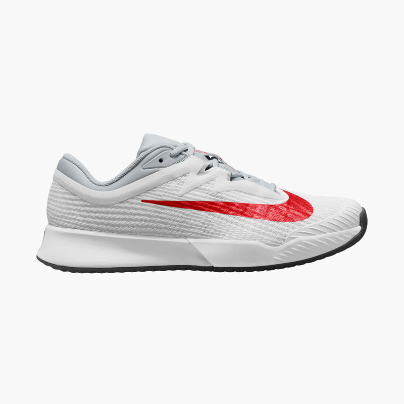 Men's Vapor Pro 3 Hard Court Tennis Shoes in White/Lt Crimson-Pure Platinum