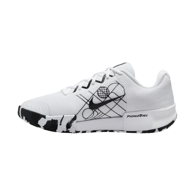 Men's Zoom Challenge Pickleball in White/White-Black