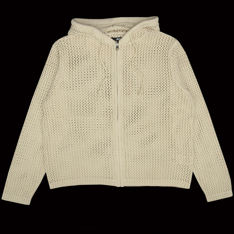 Mesh Zip Hood