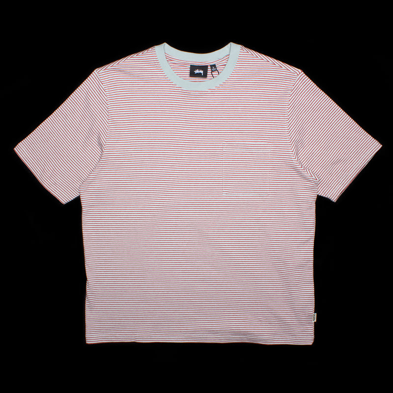 Stussy Mini Stripe Crew T-Shirt