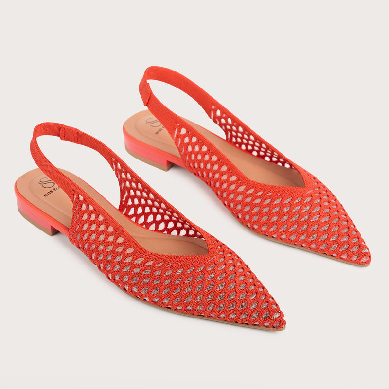 Miss Elastic Argyle - Red