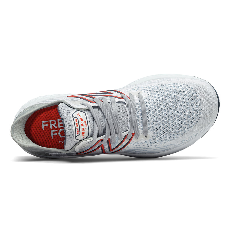 New Balance 1080 V11 - White - Ghost Pepper