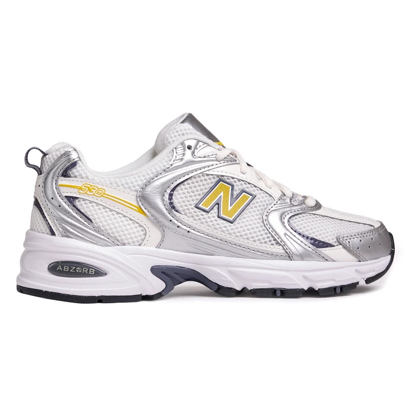 New Balance 574 - Silver/Yellow