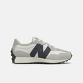 New Balance Grade Boys 327 Lace Sport Lifestyle Shoes in Silver Birch