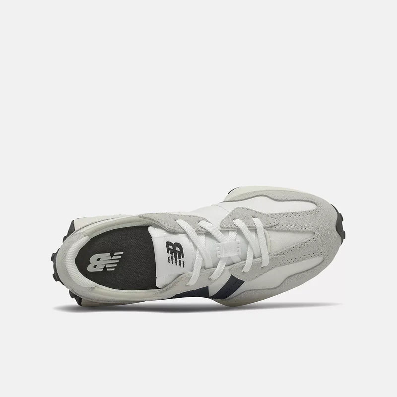 New Balance Grade Boys 327 Lace Sport Lifestyle Shoes in Silver Birch