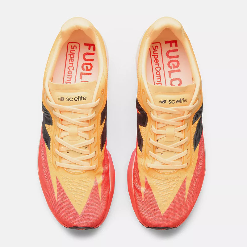 New Balance Men's FuelCell SuperComp Elite v5 Running Shoes in Tangerine Heat