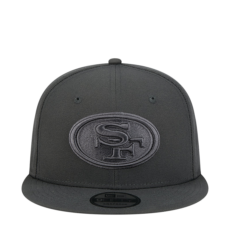 Dark gray baseball cap with tonal oval team logo on front.