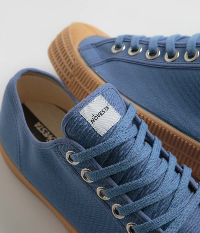 Novesta Star Master Shoes in 77 Denim and 003 Transparent