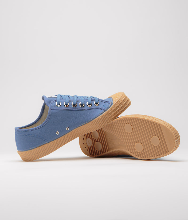 Novesta Star Master Shoes in 77 Denim and 003 Transparent