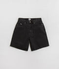 Obey Bigwig Baggy Denim Shorts in Faded Black