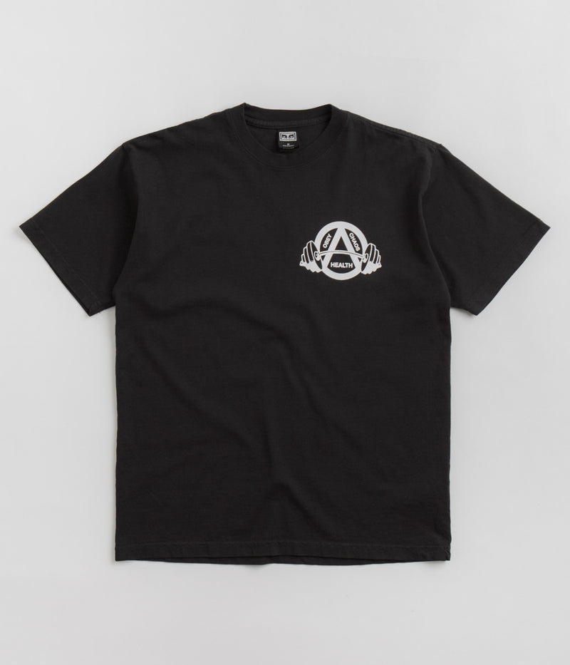 Obey Nothing T-Shirt in Vintage Black