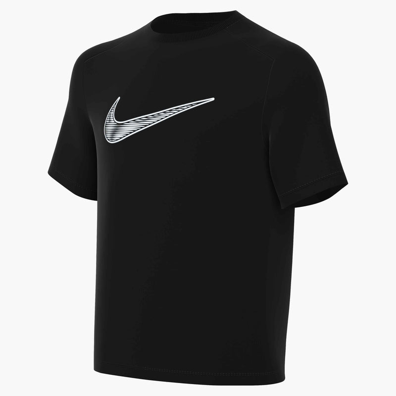 Older Kids' (Boys') Multi Dri-Fit Short-Sleeve Training Top In Black/White