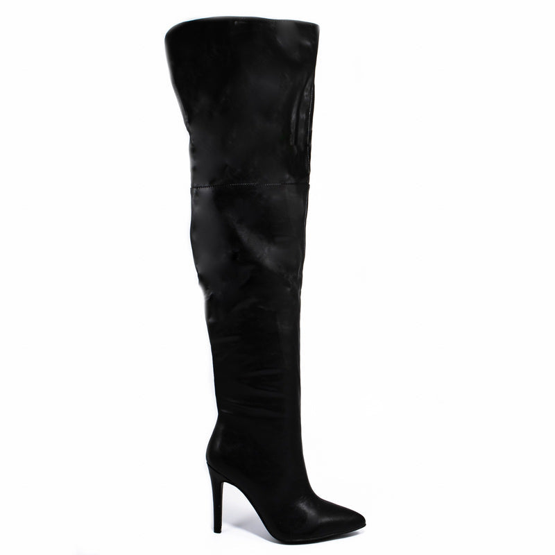 Over the Knee Pointed Toe Stiletto Heel Boots