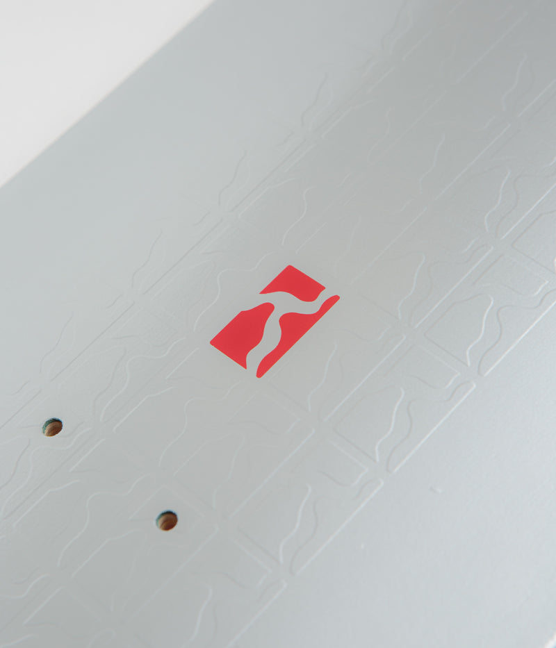 Poetic Collective Embossed Red Logo High Concave Deck in Multi