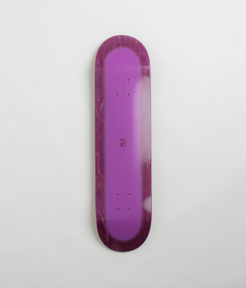 Poetic Collective Neon Purple High Concave Deck in 8.25"