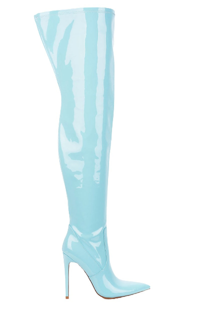 Pointy Toe Stiletto Heel Tall Dress Boots Dalen By Cape Robbin