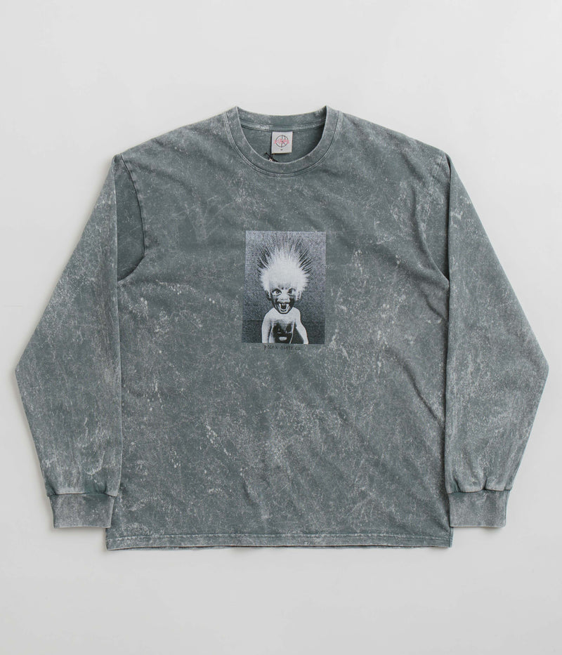Polar Demon Child Acid Long Sleeve T-Shirt in Grey
