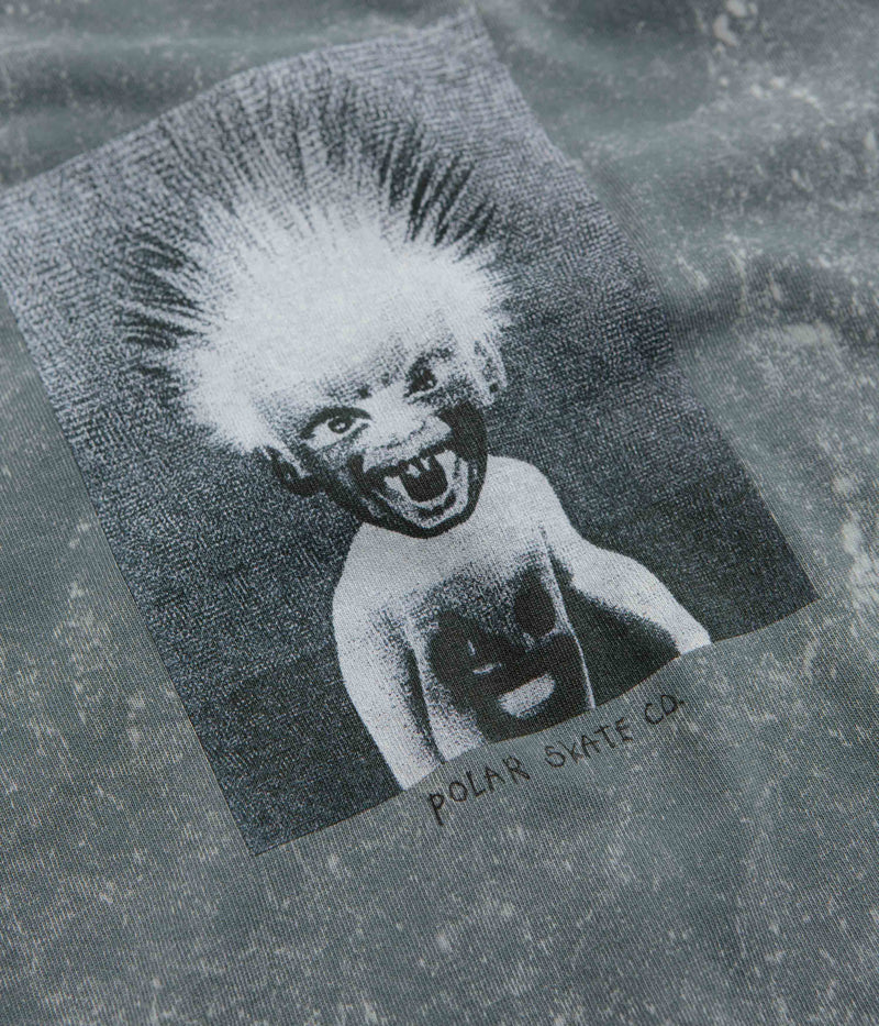 Polar Demon Child Acid Long Sleeve T-Shirt in Grey