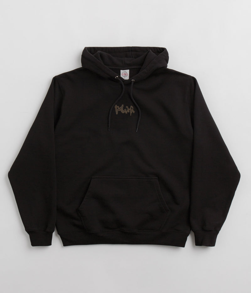 Polar Drip Logo Dave Hoodie in Black