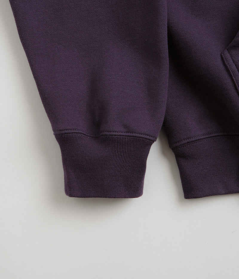 Polar Drip Logo Dave Hoodie in Dark Violet