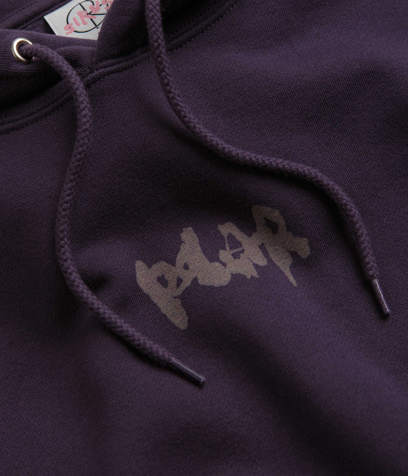 Polar Drip Logo Dave Hoodie in Dark Violet