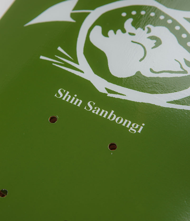 Polar Shin Sanbongi The Spiral of Life Deck in Olive and 8.125"