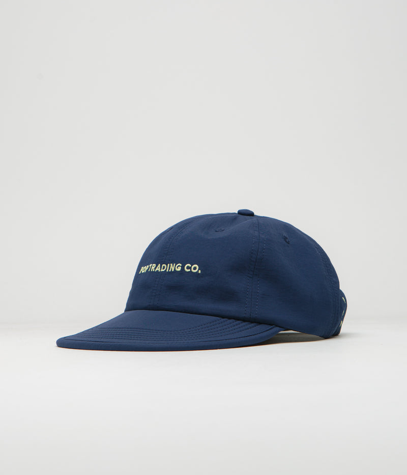 Pop Trading Company Flexfoam Cap in Navy and Snapdragon