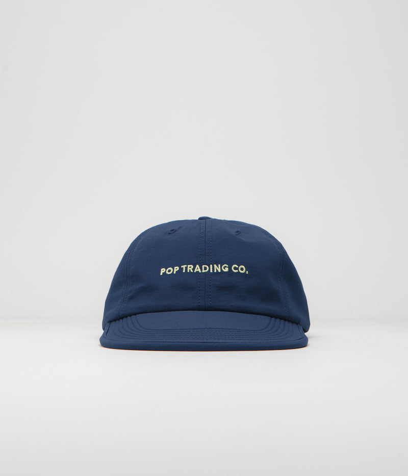 Pop Trading Company Flexfoam Cap in Navy and Snapdragon