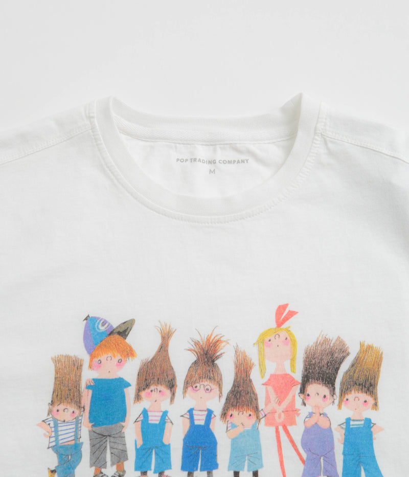 Pop Trading Company x Fiep Pop T-Shirt in White