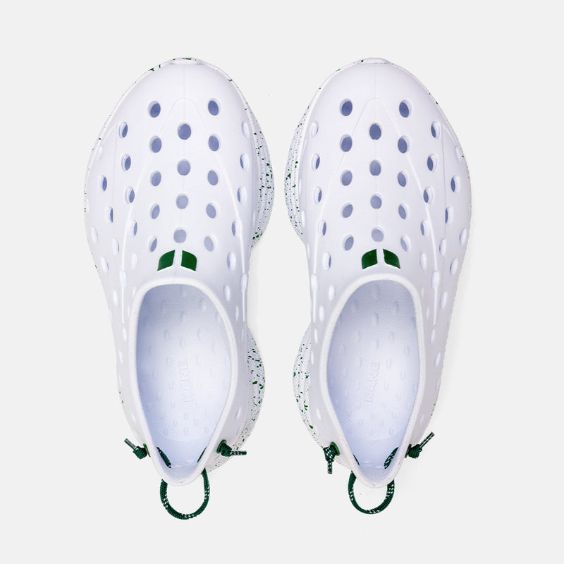 Revive Kids - All White / Green Speckle
