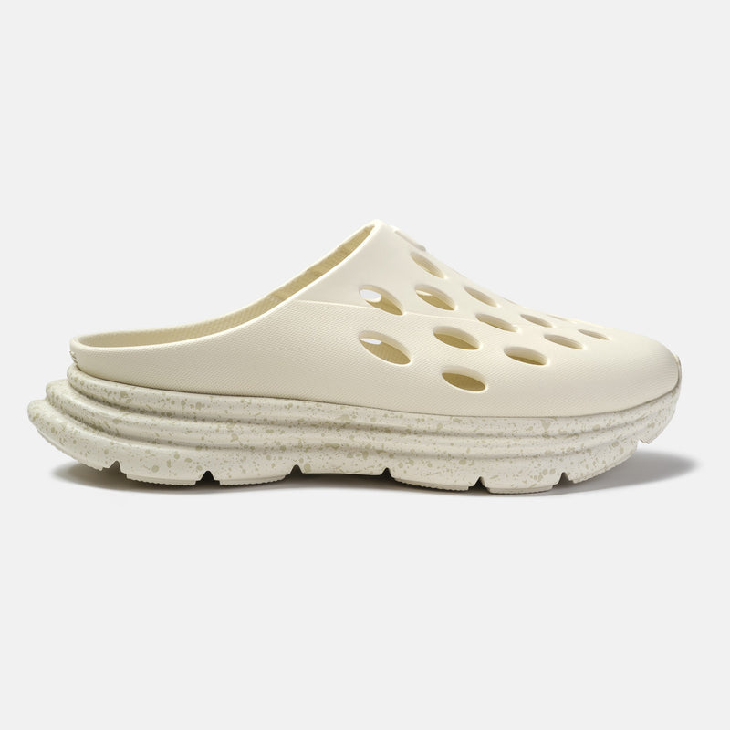 KANE Revive OB recovery shoe in bone color, profile view
