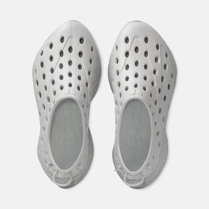 KANE Revive recovery shoe in stone color, top view