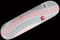Reynolds Wavy Black/Red Deck - 8.25