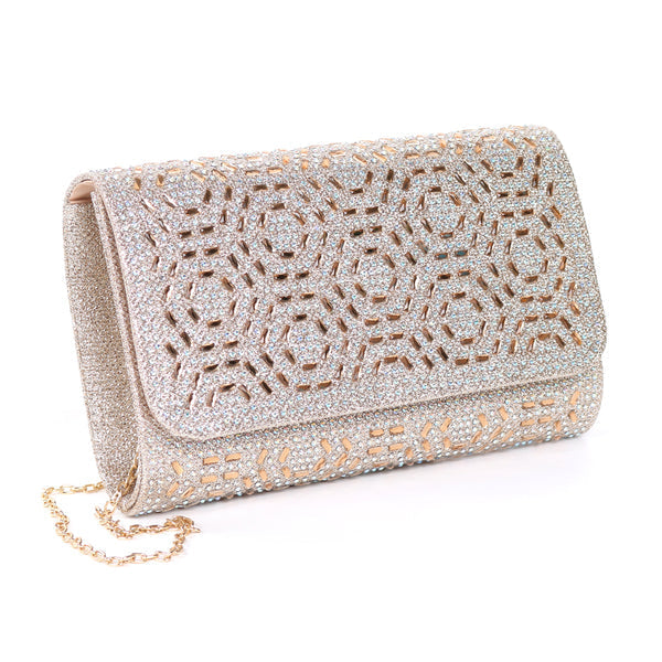 Rhinestone Decor Clutch Bags