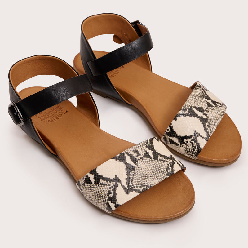 Rockaway - Black Snake Print