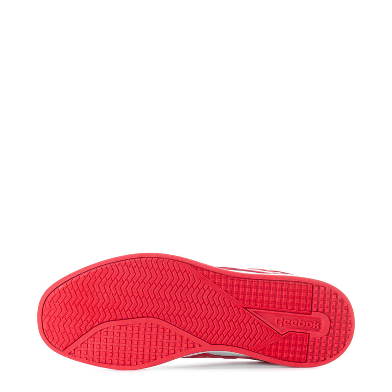 Red rubber outsole tread for youth Reebok low-top sneakers