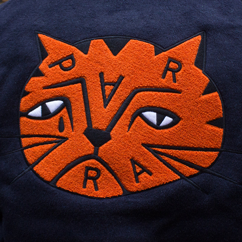 Sad Pencil Wool Varsity Jacket