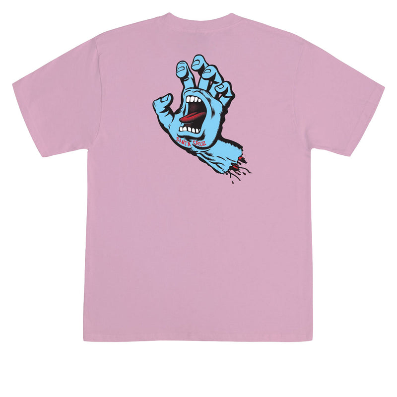 Santa Cruz Screaming Hand T-Shirt - Light Pink