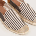 Santi - Black Stripe Canvas - DNA Footwear