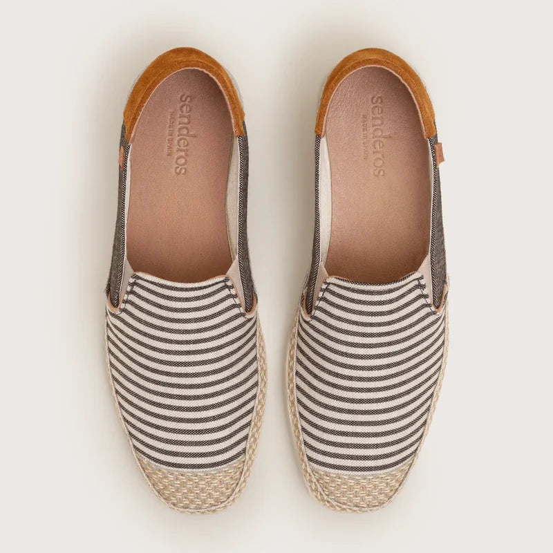 Santi - Black Stripe Canvas - DNA Footwear