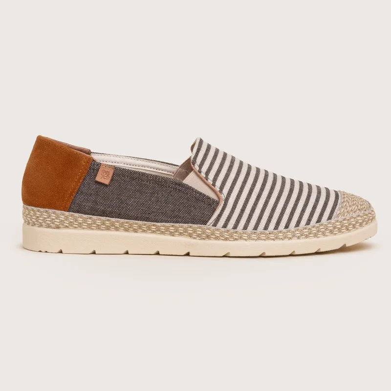 Santi - Black Stripe Canvas - DNA Footwear