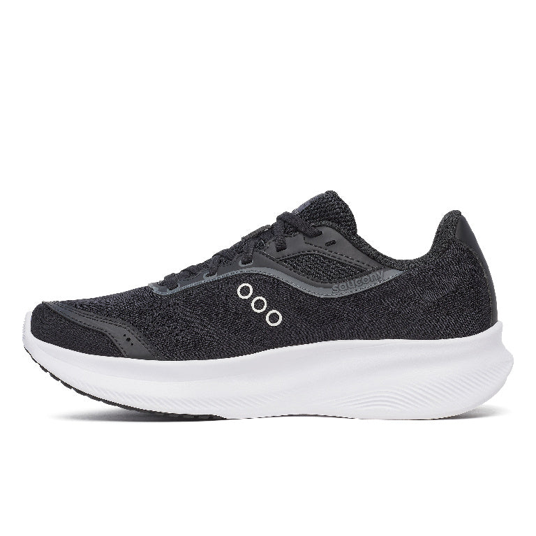 Saucony Men's Cohesion 18 Running Shoes in Black/White (Wide)
