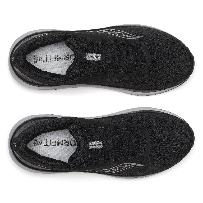 Saucony Men's Echelon 10 Running Shoes in Black/Silver