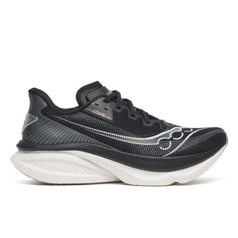Saucony Men's Endorphin Azura Running Shoes in Black/White